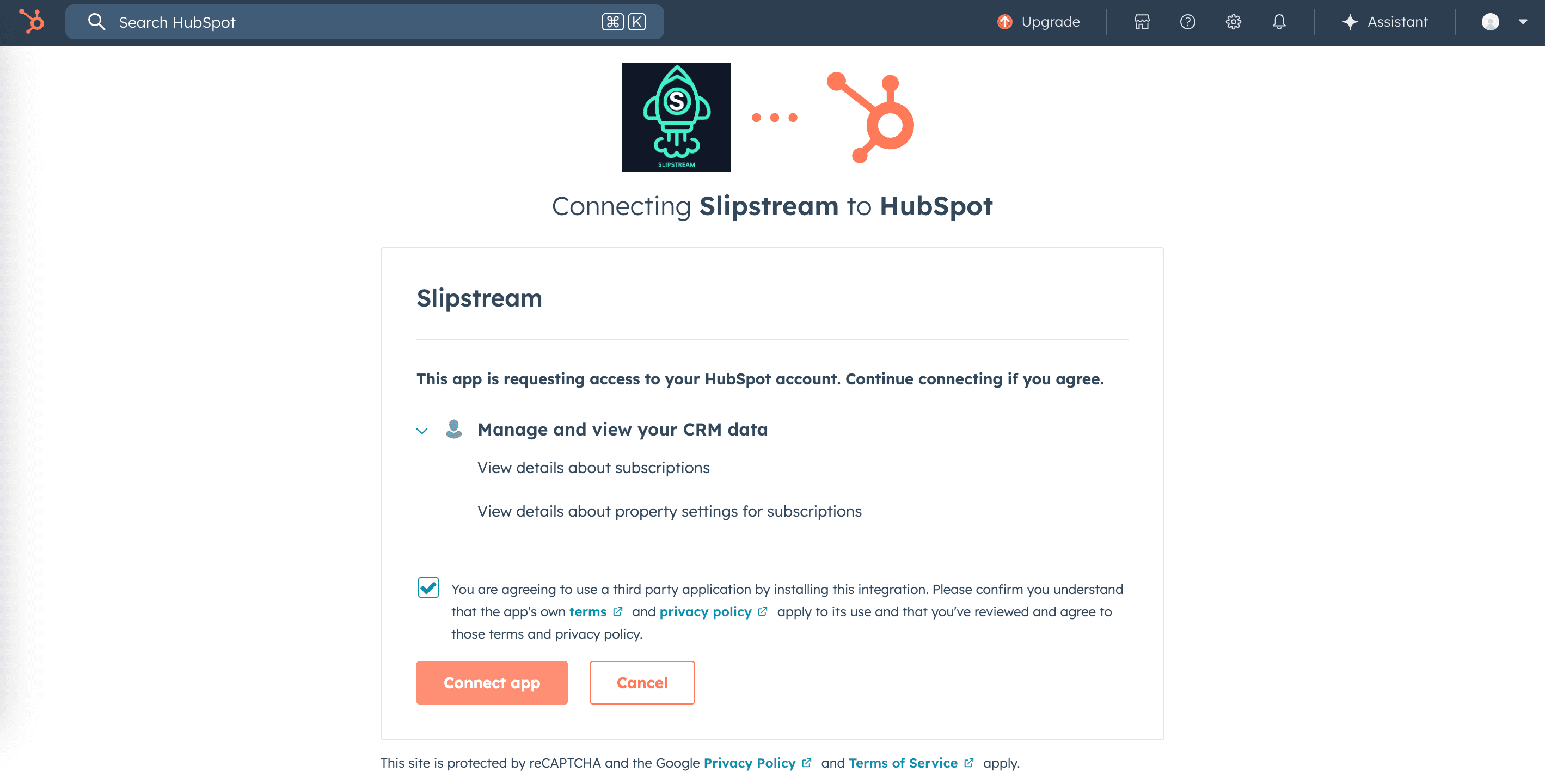 Approve CRM permissions