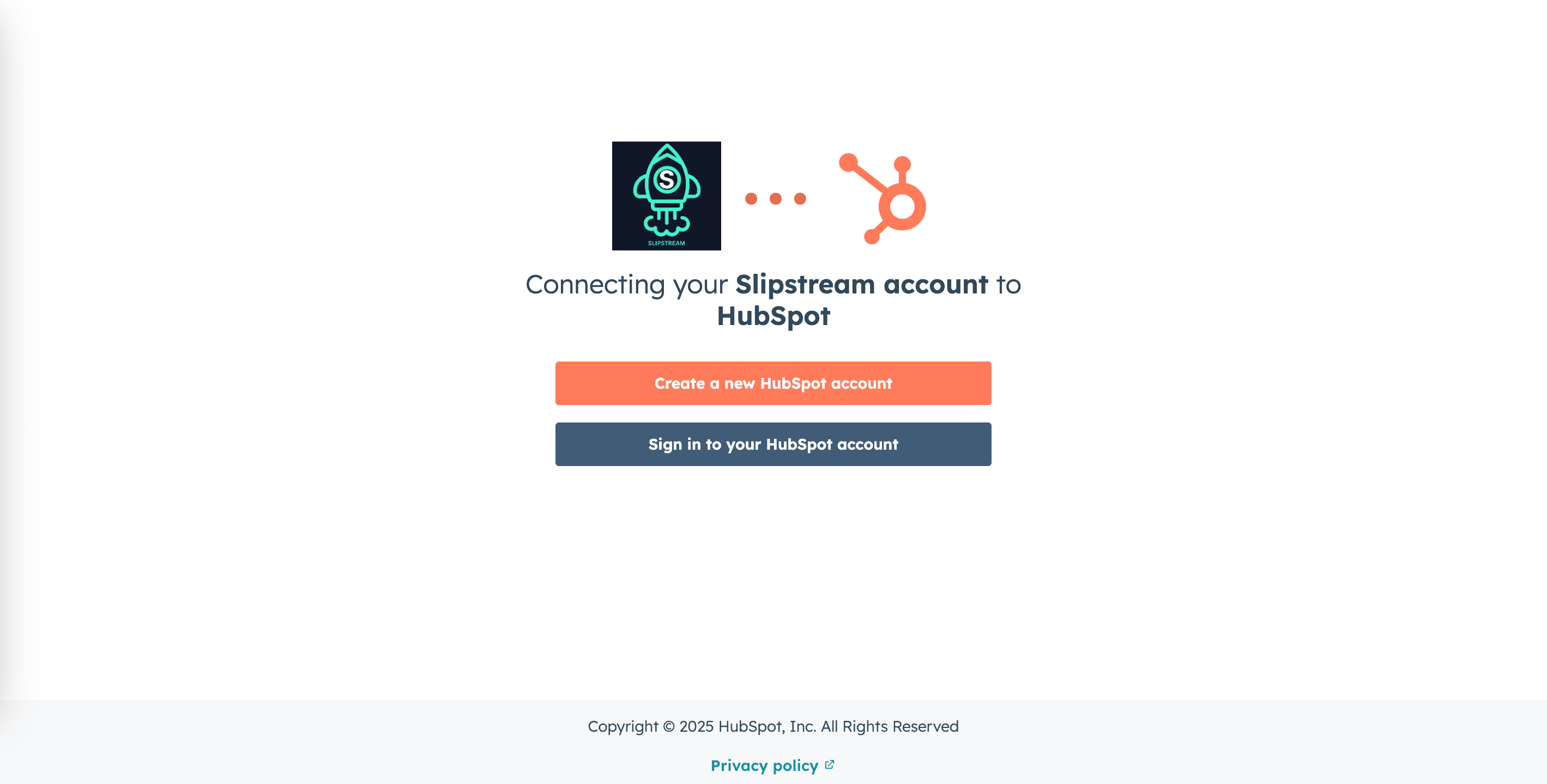 CRM login page